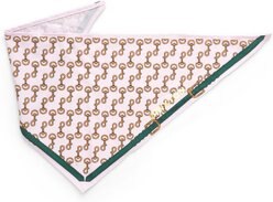 Boulevard Personalized Remy Buckle Dog Bandana, Pink, Large