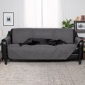 FurHaven Waterproof Non-Skid Back Furniture Protector, Gray, Large Sofa