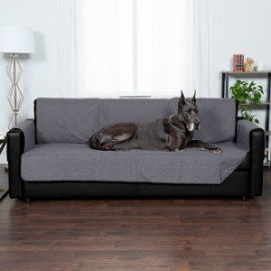 FurHaven Waterproof Non-Skid Back Furniture Protector, Gray, X-Large Sofa