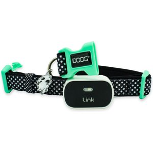 Link My Pet Dog GPS & Activity Tracker with Training Tools & DOOG Dog Collar, Black, Small