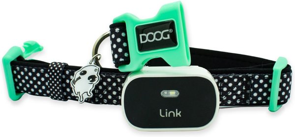 Link My Pet Dog GPS & Activity Tracker with Training Tools & DOOG Dog Collar, Black, Medium slide 1 of 12