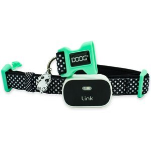 Link My Pet Dog GPS & Activity Tracker with Training Tools & DOOG Dog Collar, Black, Large