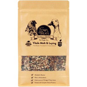 Fowl Treats Vitale Molt & Laying Flock Booster Bird Supplement, 16-oz bag