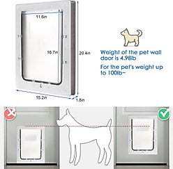 Ownpets Plastic Flap Dog Door slide 2 of 8