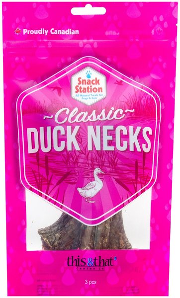 this and that Canine Company Snack Station Duck Necks Dehydrated Cat & Dog Treat, 3 count slide 1 of 2