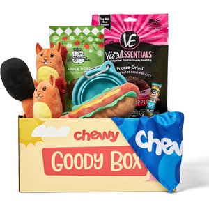 Goody Box Summer Dog Toys & Treats, Small/Medium