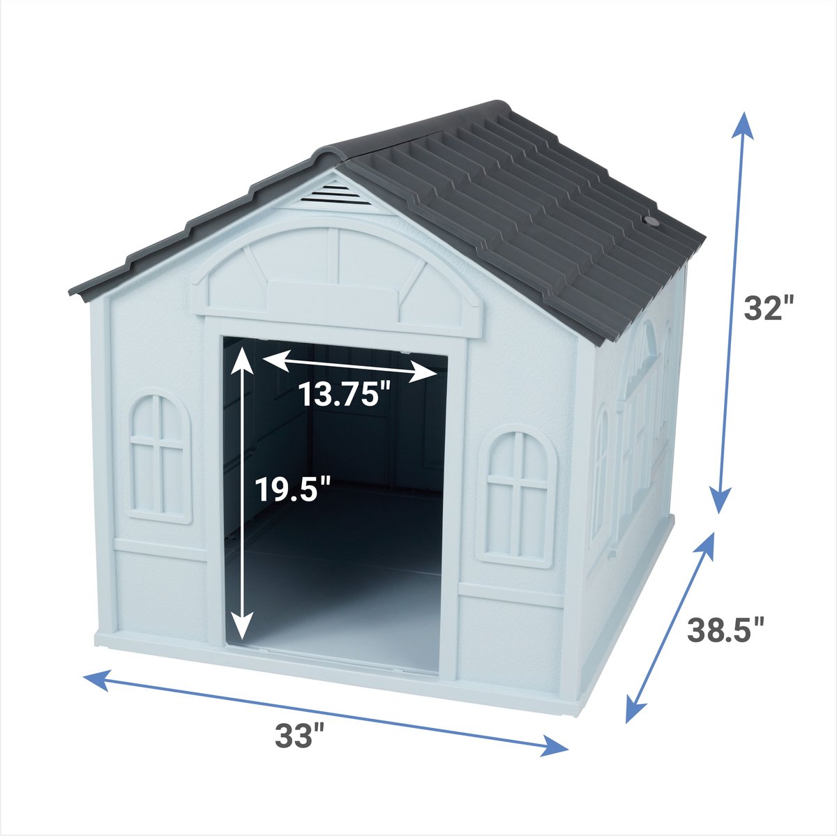 Plastic dog outlet house for sale