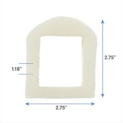 Filter Foam Replacement Filter for Drinkwell Lotus, Avalon, Pagoda, Sedona and 360 Stainless Steel Dog & Cat Water Fountains, 2 count slide 2 of 3