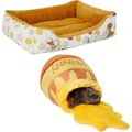 Disney Winnie the Pooh Pet Bed, Large + Honey Pot Covered Cat & Dog Bed