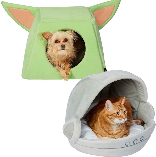STAR WARS THE MANDALORIAN GROGU Covered + THE MANDALORIAN GROGU Pram Covered Cat & Dog Bed slide 1 of 9