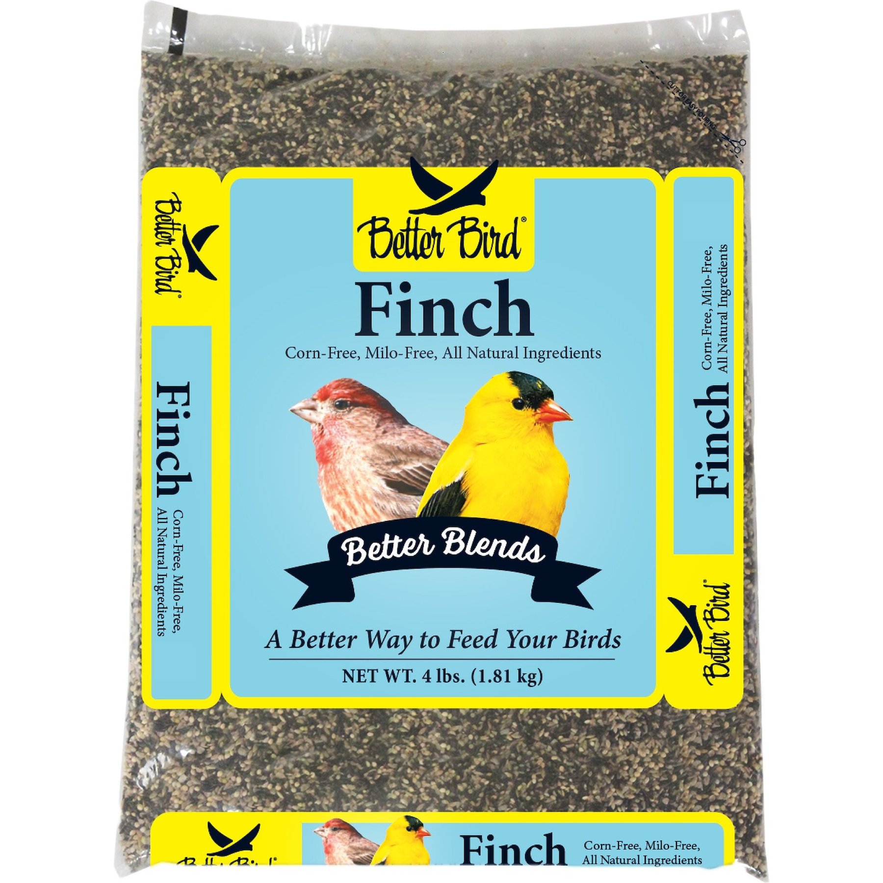 Better Bird Finch Bird Food, 4-lb bag