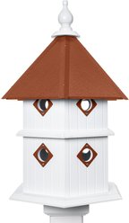 Paradise Birdhouses Chateau Bird House, Hammered Copper