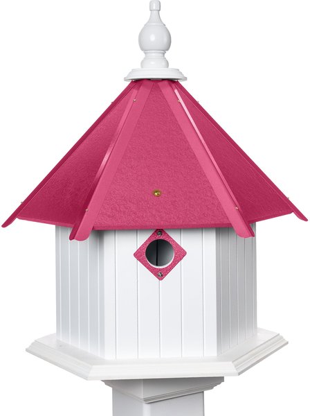 Paradise Birdhouses Gardenia Bird House, Pink slide 1 of 1