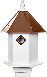 Paradise Birdhouses Sycamore Bird House, Hammered Copper