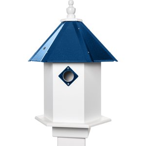 Paradise Birdhouses Sycamore Bird House, Cobalt Blue