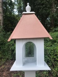 Paradise Birdhouses Dogwood Bird Feeder, Hammered Copper slide 2 of 3