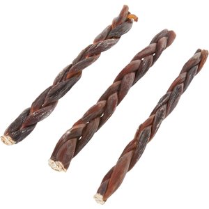 Bones & Chews Braided Beef Gullet Large Dog Treat 11"-12", 3 count