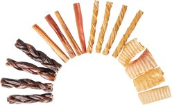 Bones & Chews Small Dog Natural Chews Variety Pack, 16 Count