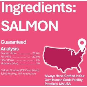 Whole Life Just One Salmon Value Pack Cat Soft & Chewy Treats, 7.5-oz bag