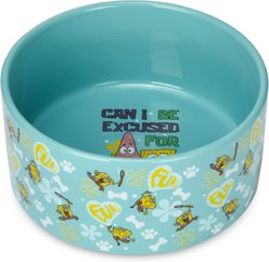 Spongebob "Can I be Excused" Dog Bowl, 6-inches slide 1 of 6