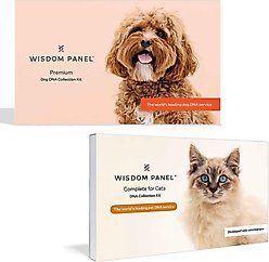 Wisdom Panel Premium Breed Identification & Health Condition Identification DNA Test for Dogs + Cat Complete DNA Test