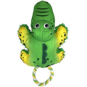 KONG Cozie Tuggz Alligator Dog Toy, Small/Medium