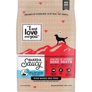 I and Love and You Stir Mix-A-Little Beef and Bone Broth Dehydrated Dog Food, 3-oz cup, case of 6