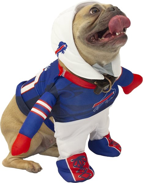 Modern Hero NFL Running Dog Costume, Buffalo Bills, Small slide 1 of 3