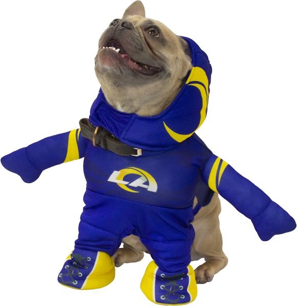 Modern Hero NFL Running Dog Costume, Los Angelos Rams, X-Small slide 1 of 3