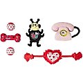 Frisco Valentine Variety Pack Toys for Small to Medium Dogs, 6 count