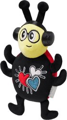 Frisco Valentine Jammin' Ladybug Plush Squeaky Dog Toy, Medium