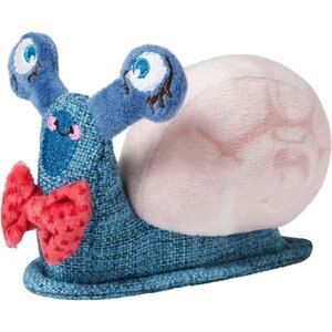 Frisco Valentine Snail Plush Cat Toy with Catnip