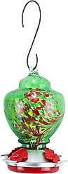 Red Carpet Studios Hummingbird Feeder, Green, 37.19-oz