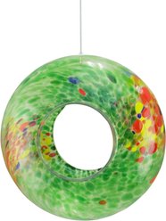 Red Carpet Studios Round Bird Feeder, Green, 14.08-oz
