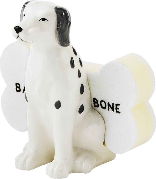 Mud Pie Dog Sponge Holder Caddy Set, White slide 1 of 3