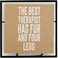 Mud Pie Funny Kraft Therapist Dog Plaque