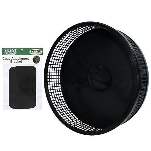 EXOTIC NUTRITION Silent Runner Pro Wheel with Cage Attachment Small Pet