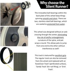 Exotic Nutrition Silent Runner Small Animal Exercise Wheel, Glow slide 2 of 8