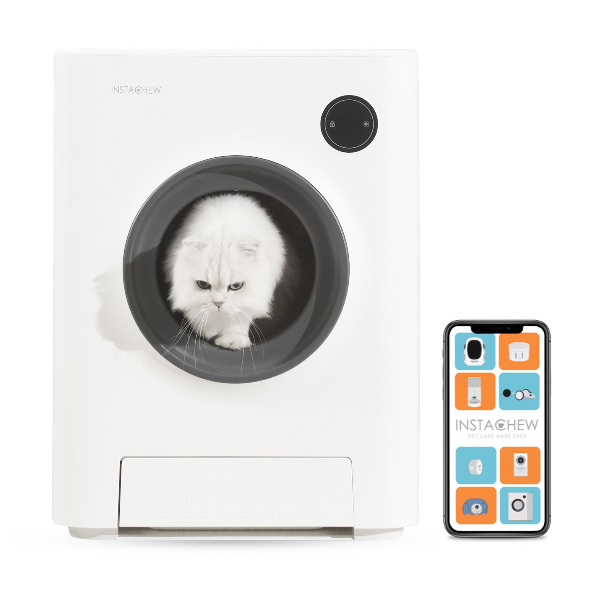 INSTACHEW PURRCLEAN Smart WiFi Enabled Covered Automatic SelfCleaning
