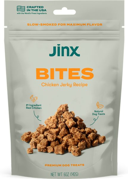 Jinx Chicken Bites Jerky Dog Treats, 5-oz bag slide 1 of 7