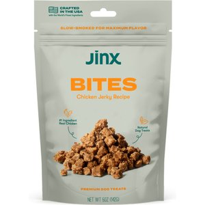 Jinx Chicken Bites Jerky Dog Treats, 5-oz bag