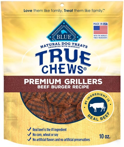 Blue Buffalo True Chews Beef Burger Recipe Dog Treats, 10-oz bag slide 1 of 9