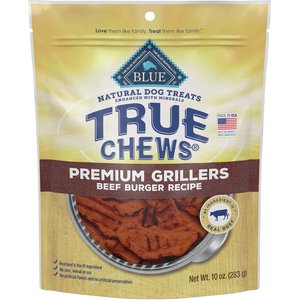True Chews Beef Burger Recipe Dog Treats, 10-oz bag