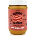 Bark Bistro Company Begging Bacon Buddy Budder Dog Lickable Treats, 17-oz jar