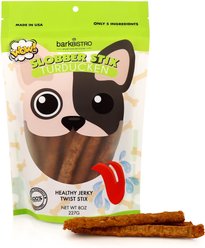 Bark Bistro Company Turducken Slobber Stix Dog Jerky Treats, 8-oz pouch