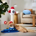 Frisco Rocket Ship 23" Sisal Cat Scratching Post with Play Base