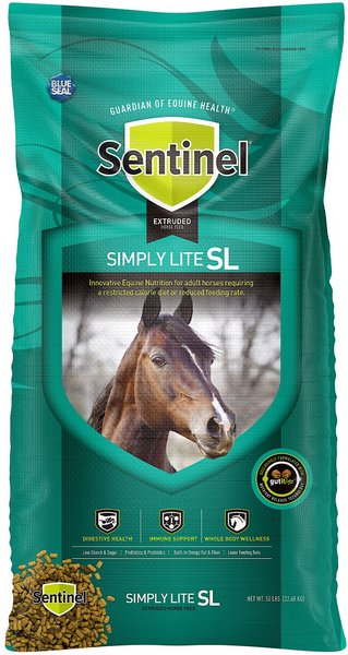 Blue Seal Sentinel Simply Lite Horse Food, 50-lb bag slide 1 of 6