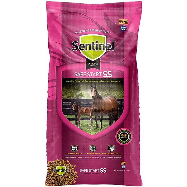 BLUE SEAL Sentinel Active Senior Horse Feed, 50lb bag