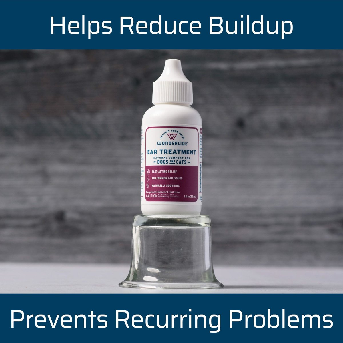 WONDERCIDE Dog & Cat Ear Treatment, 2oz bottle