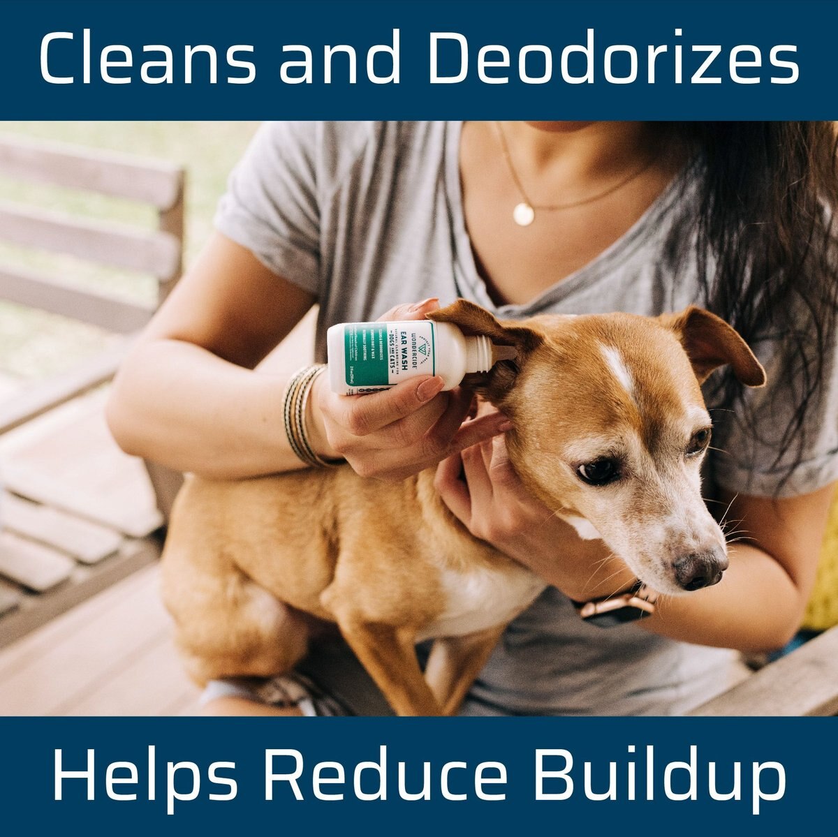 WONDERCIDE Dog & Cat Ear Wash, 2oz bottle